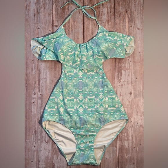 Victoria's Secret Other - Victoria's Secret Mint Green Patterned Swimwear